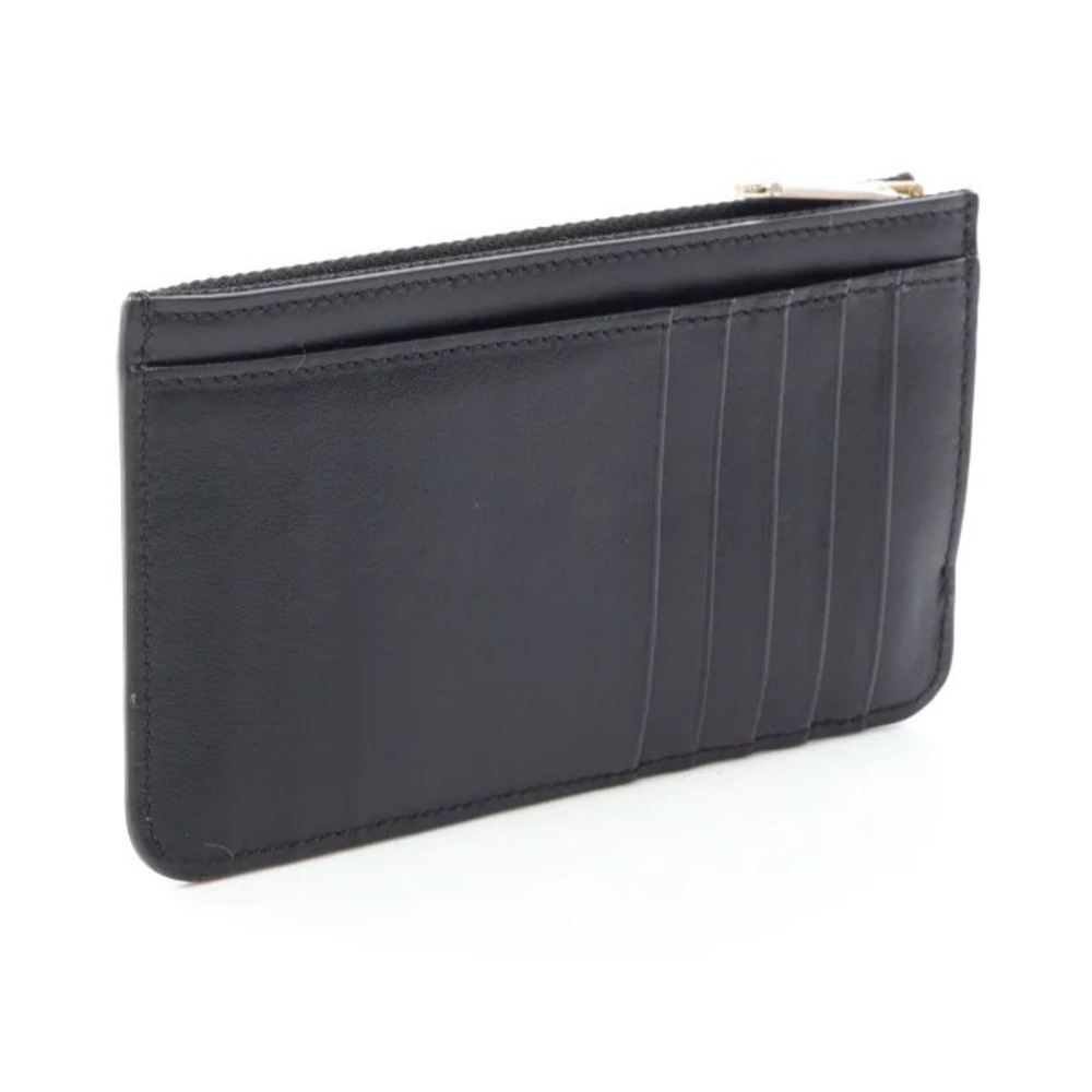 Christian Louboutin Card Case Wallet Coin Purse Wallet Leather Black - Picture 2 of 4